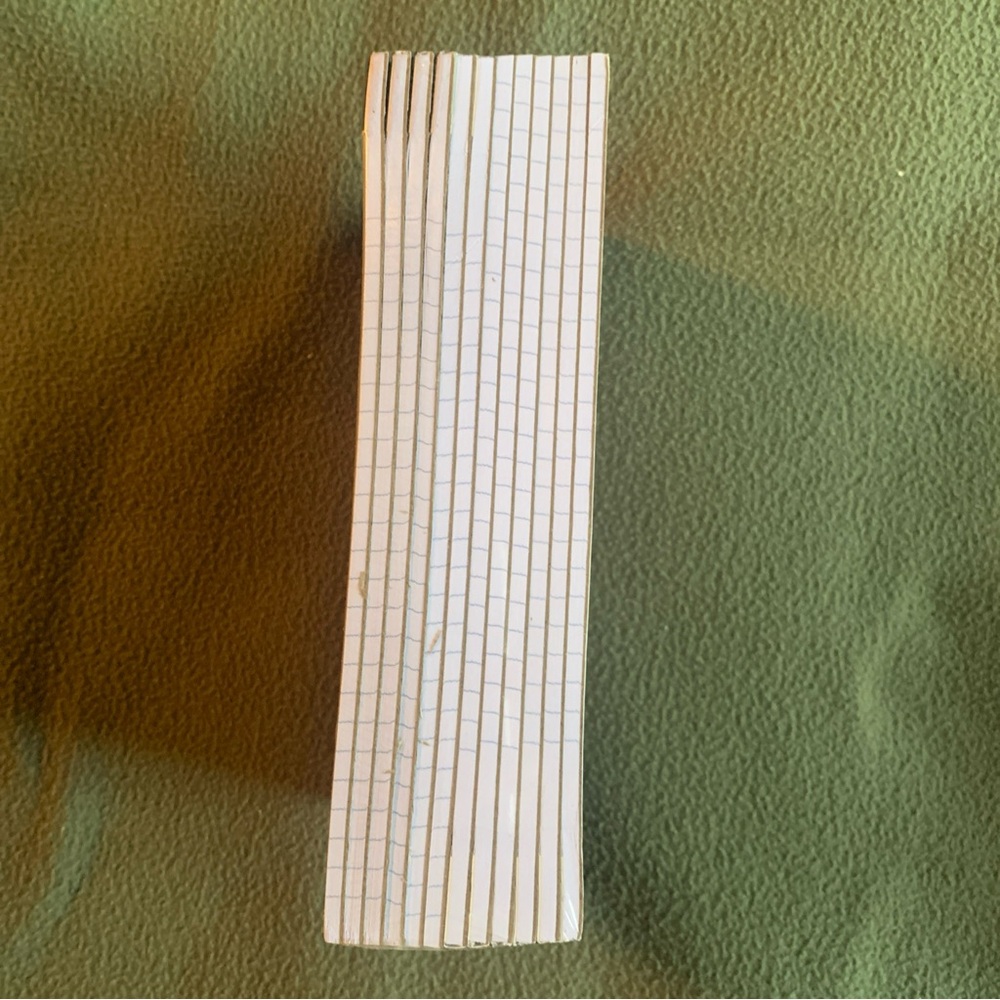 NIP Amazon Basics white lined note pads. Set of 12. - Picture 6 of 7